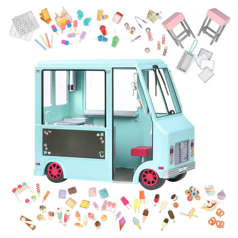 Our Generation Sweet Stop Ice Cream Truck - Light Blue *BRAND NEW, SEALED* (LOCAL PICKUP ONLY)