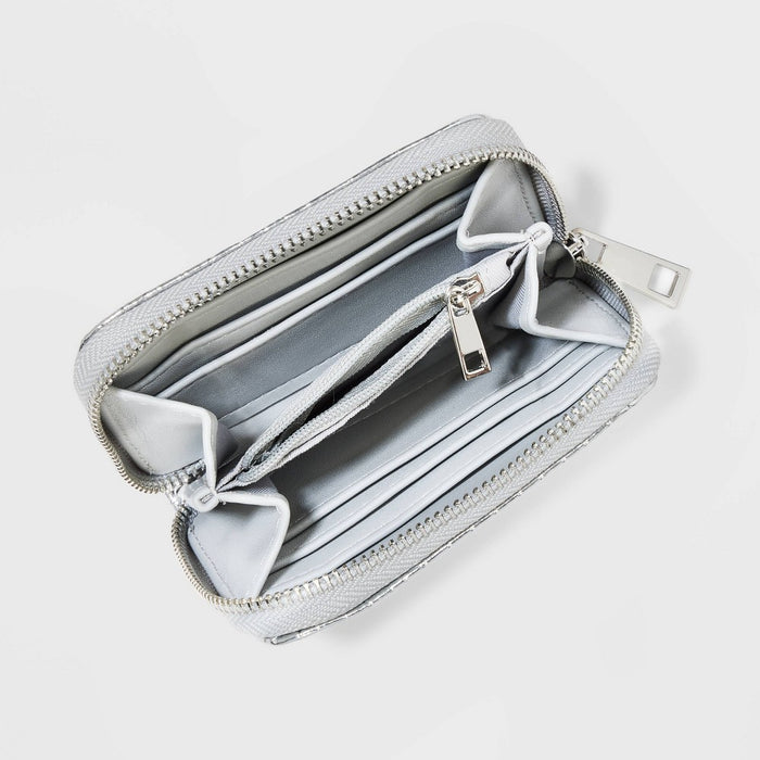 Small Zip Wallet - A New Day Silver