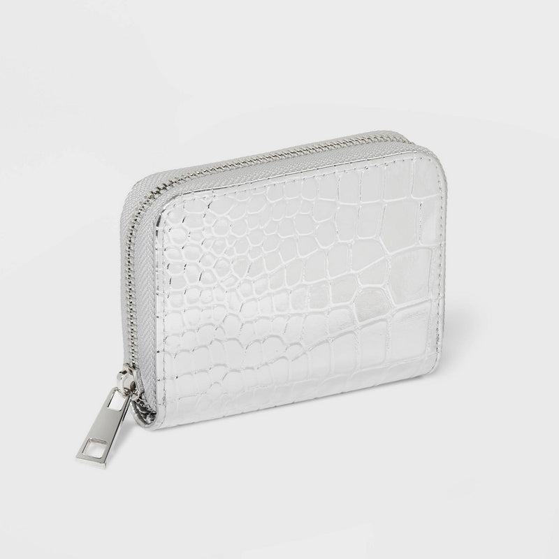 Small Zip Wallet - A New Day Silver