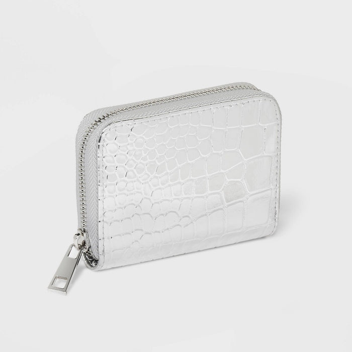 Small Zip Wallet - A New Day Silver