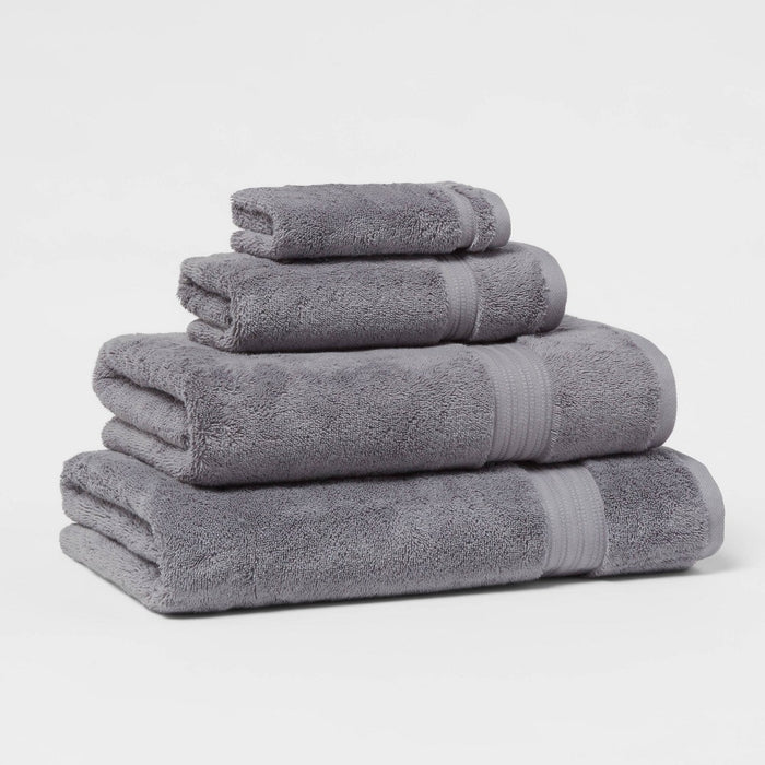 Total Fresh Antimicrobial Hand Towel Dark Gray - Threshold