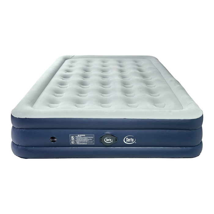 Serta 16" Rechargeable Air Mattress with Electric Pump - Queen