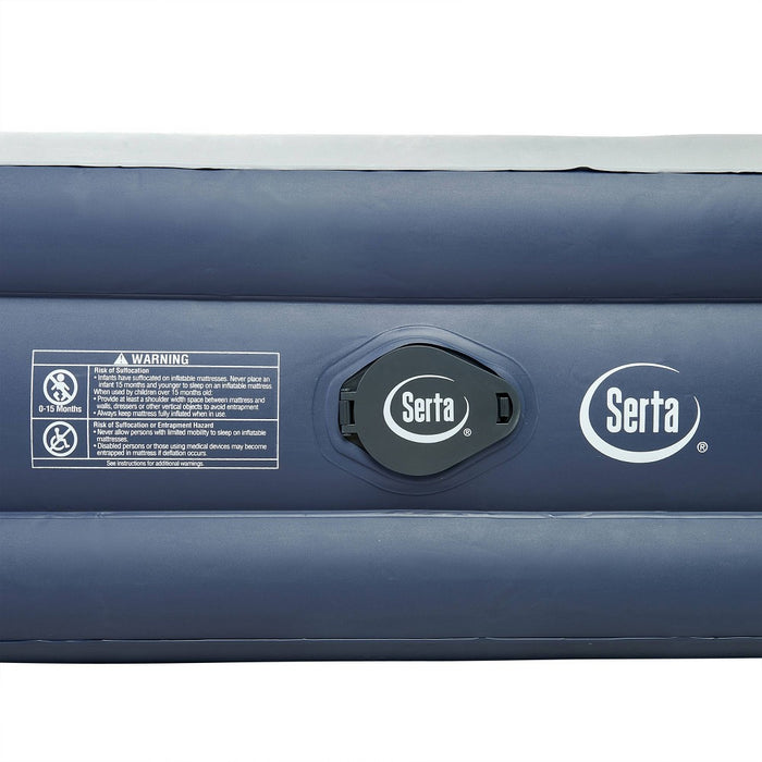 Serta 16" Rechargeable Air Mattress with Electric Pump - Queen
