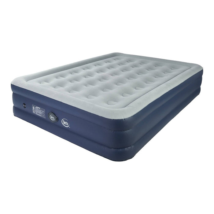 Serta 16" Rechargeable Air Mattress with Electric Pump - Queen