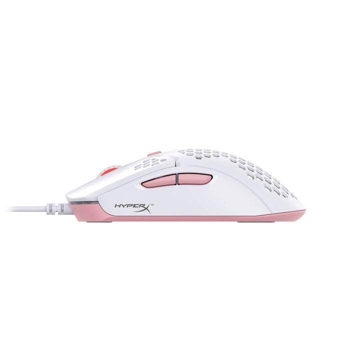 HyperX Pulsefire Haste Wired Gaming Mouse for PC - Pink/White