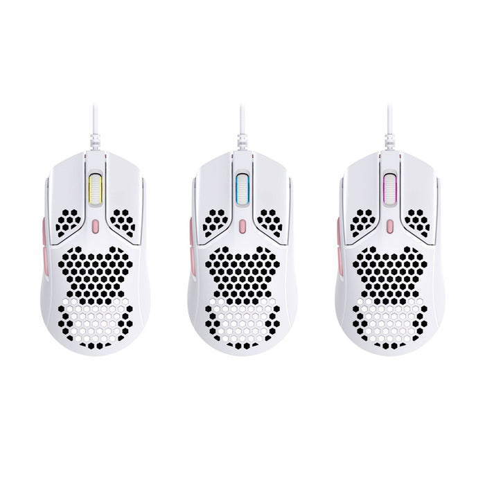 HyperX Pulsefire Haste Wired Gaming Mouse for PC - Pink/White
