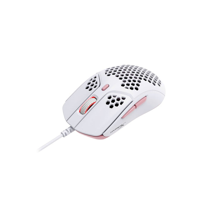 HyperX Pulsefire Haste Wired Gaming Mouse for PC - Pink/White