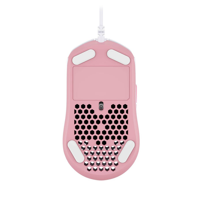 HyperX Pulsefire Haste Wired Gaming Mouse for PC - Pink/White