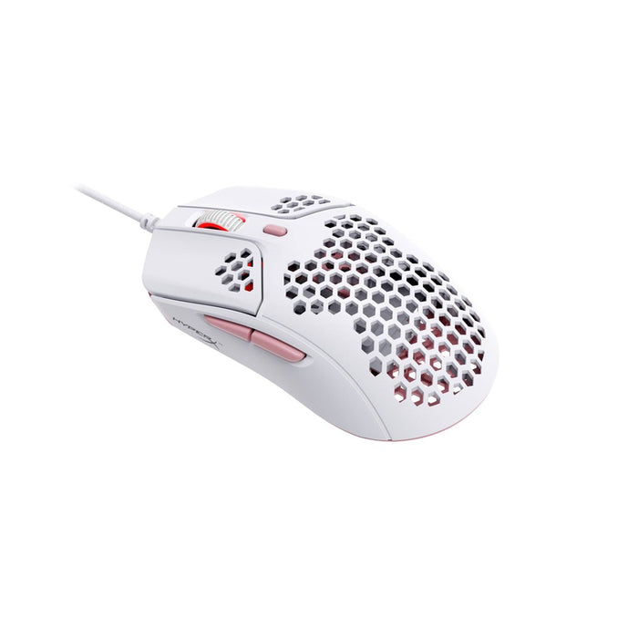 HyperX Pulsefire Haste Wired Gaming Mouse for PC - Pink/White