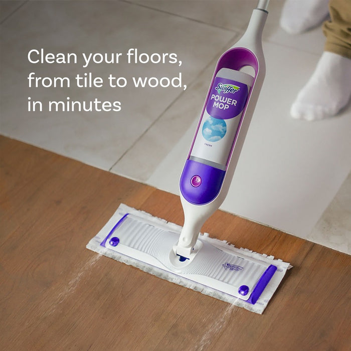 Swiffer Power Mop Multi-Surface Pad Refills & Solution Bundle Pack - 5ct