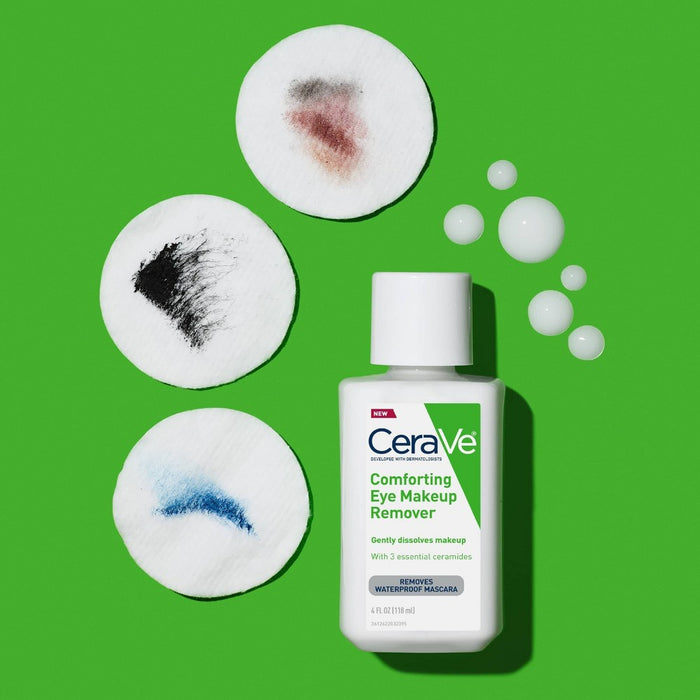 CeraVe Waterproof Liquid Eye Makeup Remover, Travel Size - 4 oz