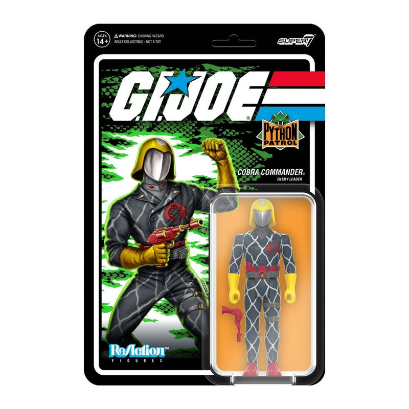 G.I. Joe Python Patrol Cobra Commander ReAction Figure
