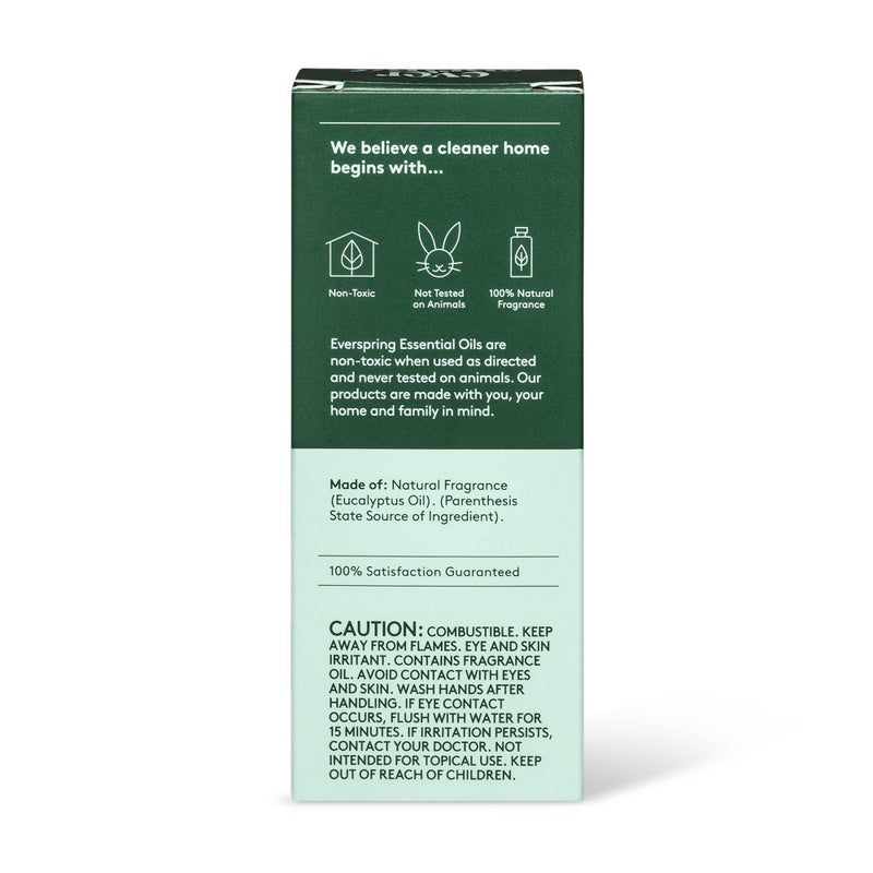 Eucalyptus Pure Essential Oil - 0.5 fl oz - Everspring