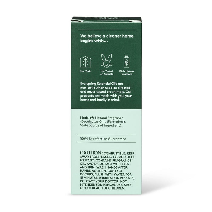 Eucalyptus Pure Essential Oil - 0.5 fl oz - Everspring