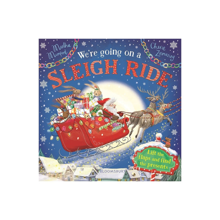 We're Going on a Sleigh Ride - (Bunny Adventures) by Martha Mumford (Board Book)