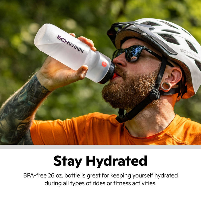 Schwinn 26oz Water Bottle with Cage