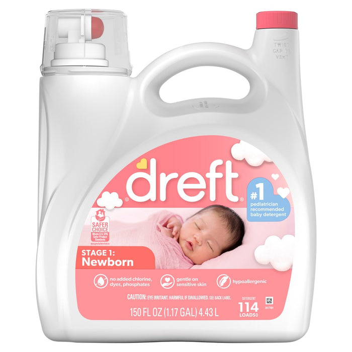 Dreft Liquid Newborn Laundry Detergent - 150 fl oz
