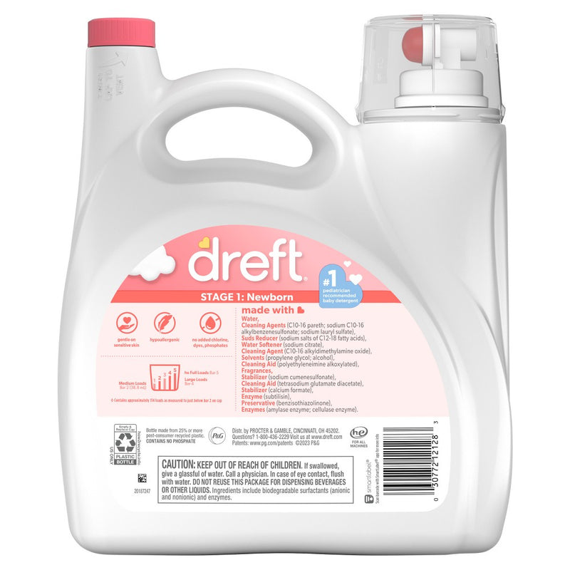 Dreft Liquid Newborn Laundry Detergent - 150 fl oz