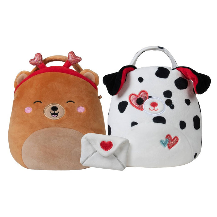 Squishmallows 7" Valentine's Buddy Buckets Dustin & Omar