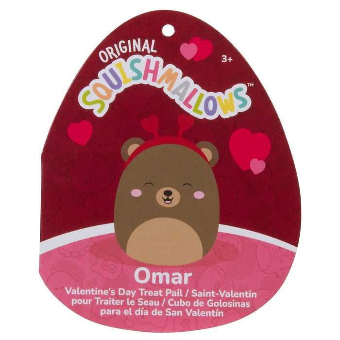 Squishmallows 7" Valentine's Buddy Buckets Dustin & Omar