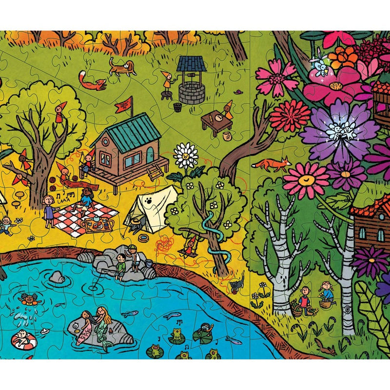 Magic Puzzle Company The Gnomes Homes Jigsaw Puzzle - 1000pc