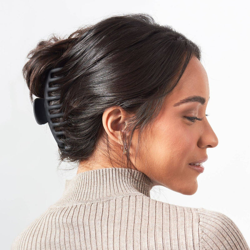Gimme Beauty Thick Hair Claw Clips - Black/Tort - 2ct