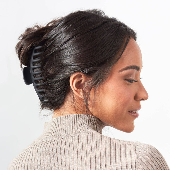 Gimme Beauty Thick Hair Claw Clips - Black/Tort - 2ct