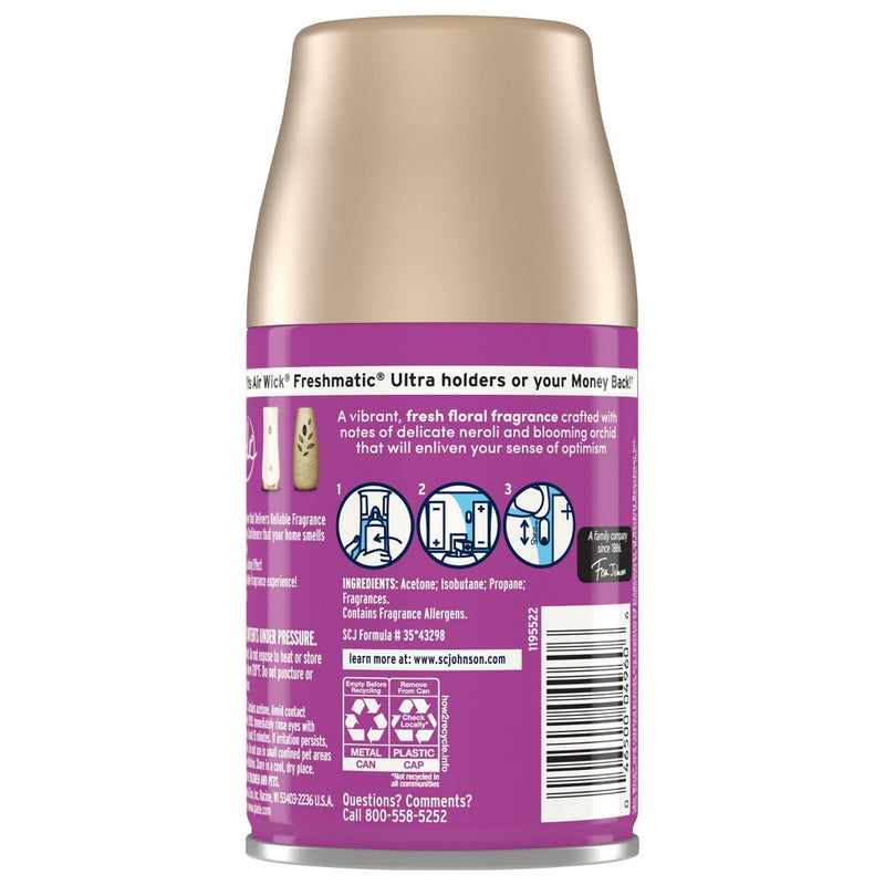 Glade Automatic Spray Air Freshener Refill Orchid & Neroli - 6.2oz