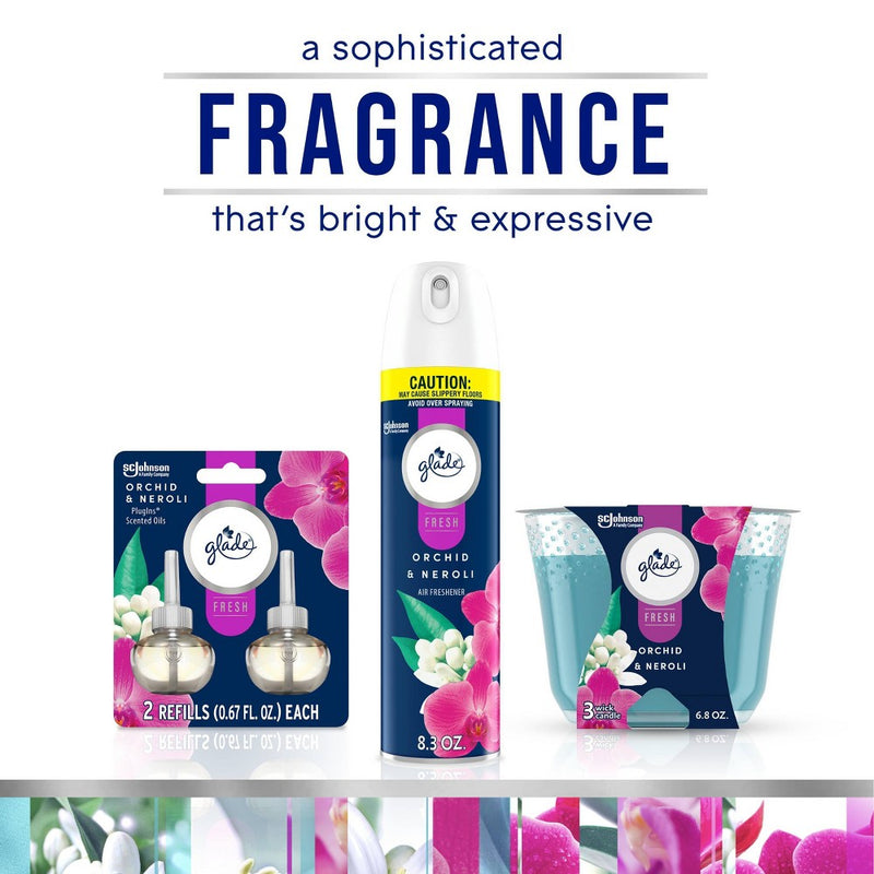 Glade Automatic Spray Air Freshener Refill Orchid & Neroli - 6.2oz