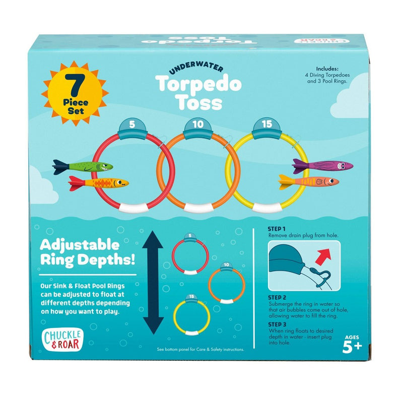 Chuckle & Roar Pool Toy Torpedo Toss