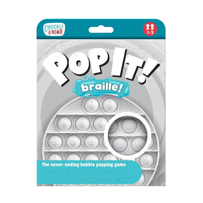 Chuckle & Roar Pop It Braille Fidget and Sensory Toy