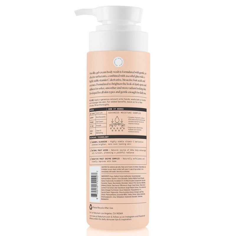 Naturium The Brightener Vitamin C Brightening Body Wash - 16.9 fl oz