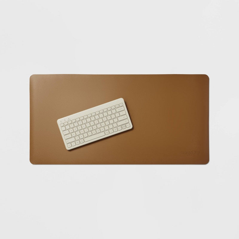 Desk Pad - heyday Faux Brown Leather