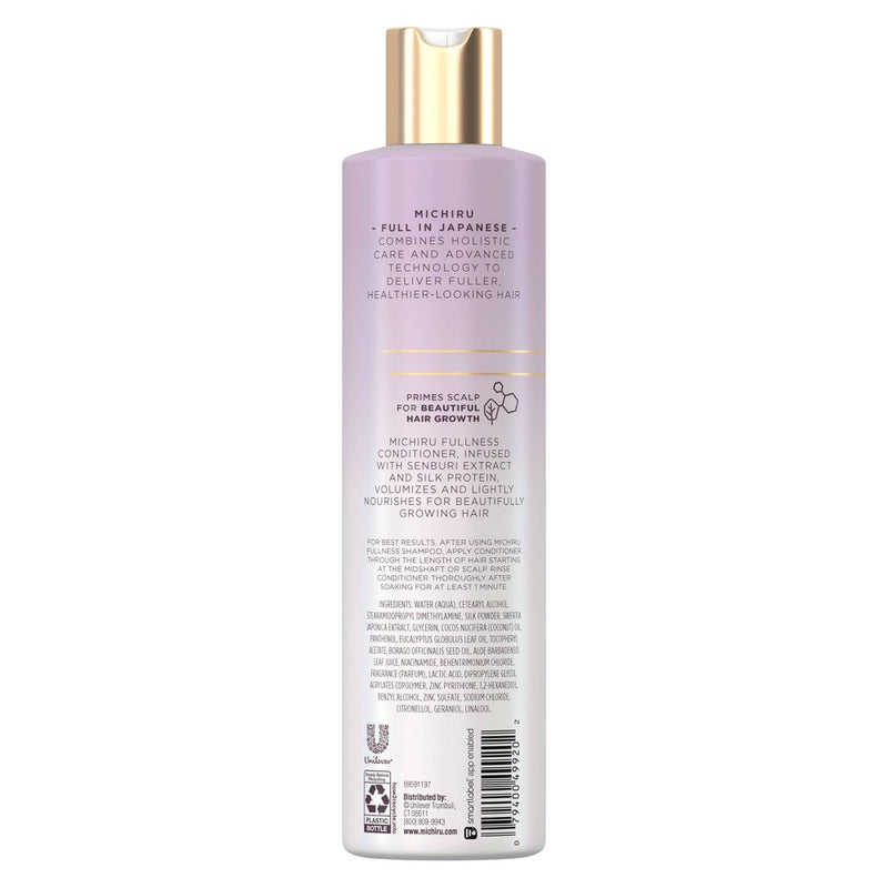 Michiru Senburi Extract & Silk Protein Silicone-Free Fullness Conditioner - 9 fl oz