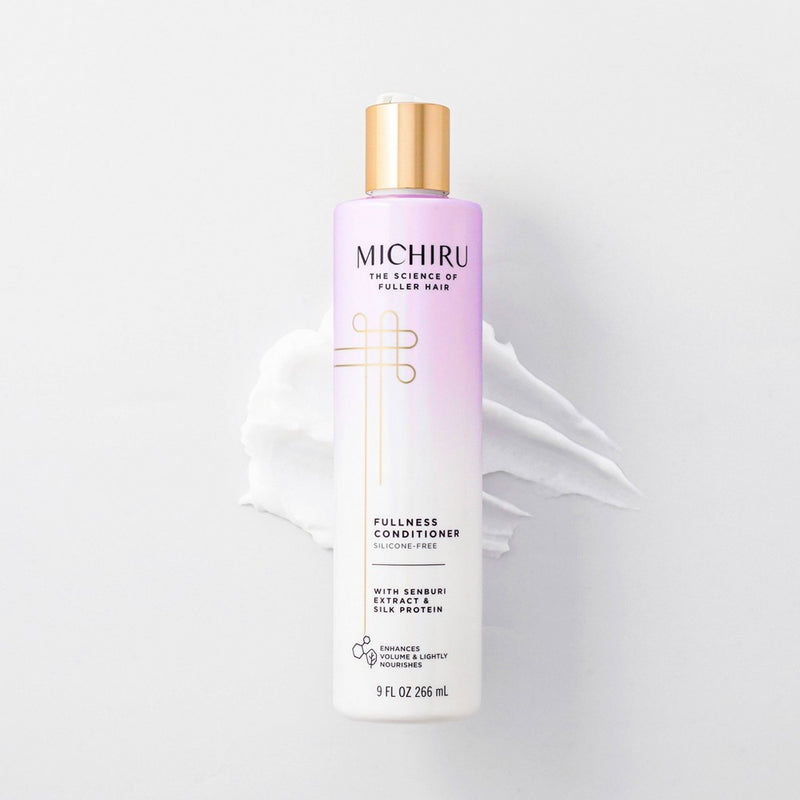 Michiru Senburi Extract & Silk Protein Silicone-Free Fullness Conditioner - 9 fl oz
