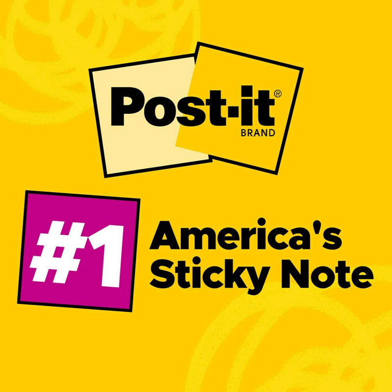 Post-it Notes 4pk 3" x 3" 50 Sheet/Pad Beachside Cafe Collection