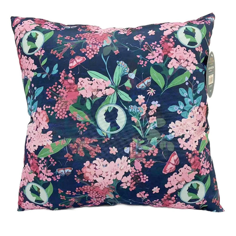 Floral Print Throw Pillow - Bridgerton