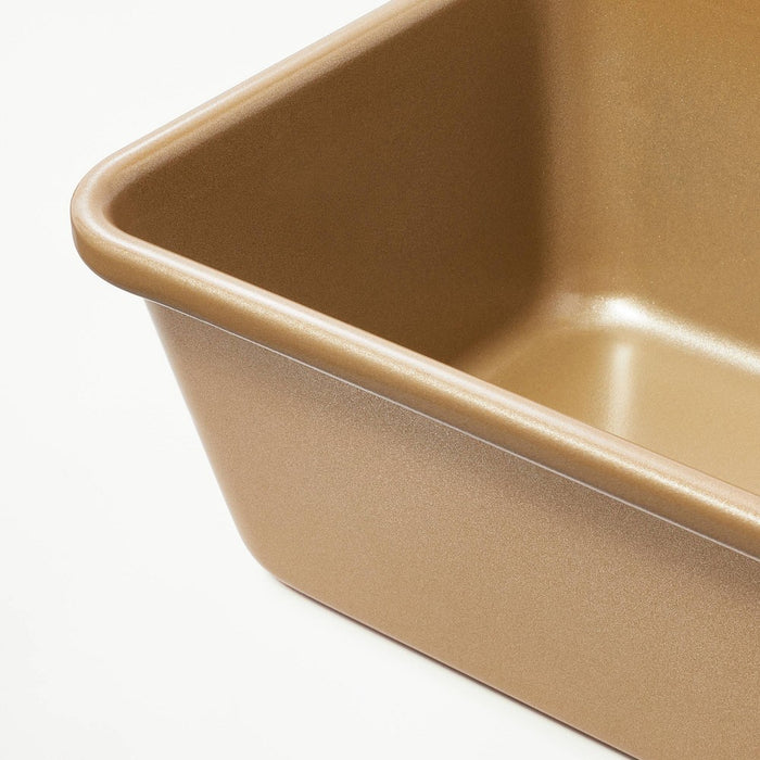 5"x9" Nonstick Aluminized Steel Loaf Pan Gold - Figmint