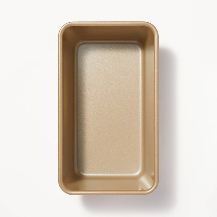 5"x9" Nonstick Aluminized Steel Loaf Pan Gold - Figmint
