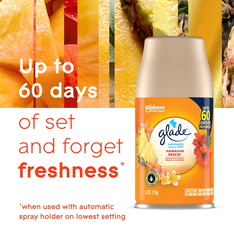 Glade Automatic Spray Air Freshener - Hawaiian Breeze - 12.4oz/2pk