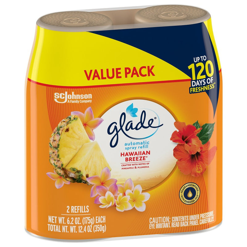 Glade Automatic Spray Air Freshener - Hawaiian Breeze - 12.4oz/2pk