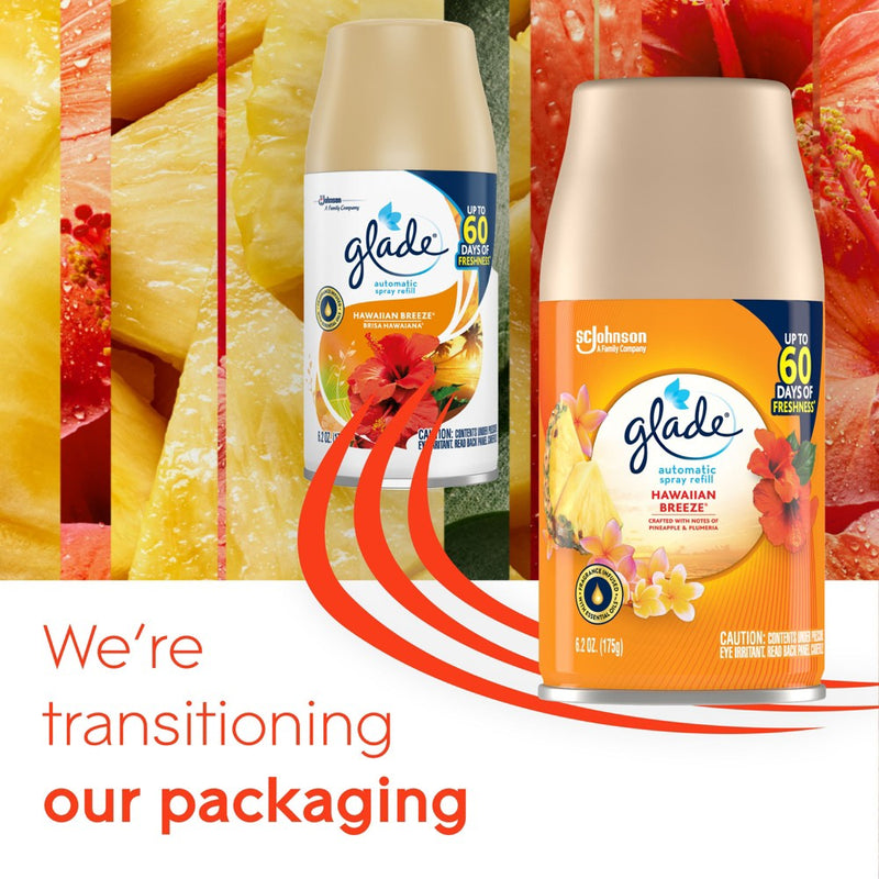 Glade Automatic Spray Air Freshener - Hawaiian Breeze - 12.4oz/2pk
