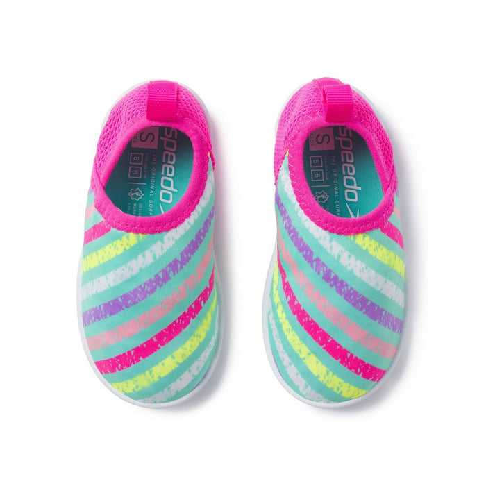 Speedo Toddler Beach Booties - Striped XL