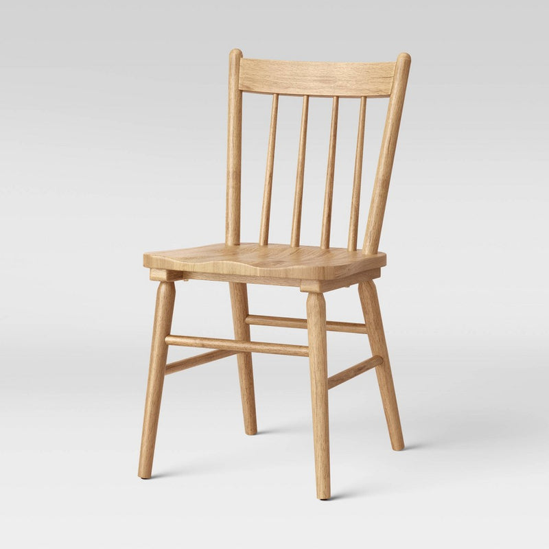 Set of 2 Hassell Wood Dining Chair Natural - Threshold (LOCAL PICKUP ONLY)