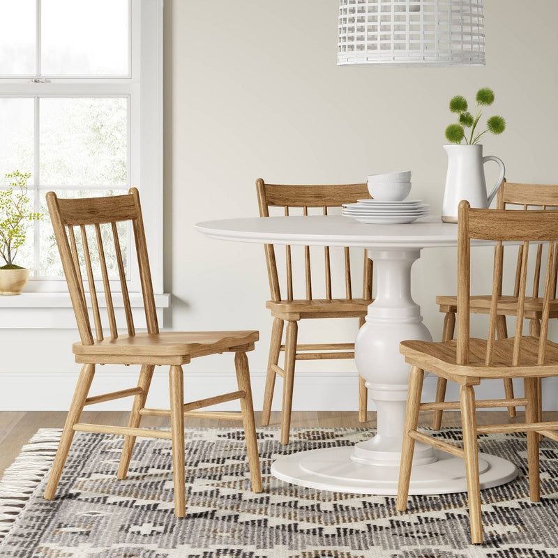 Set of 2 Hassell Wood Dining Chair Natural - Threshold (LOCAL PICKUP ONLY)