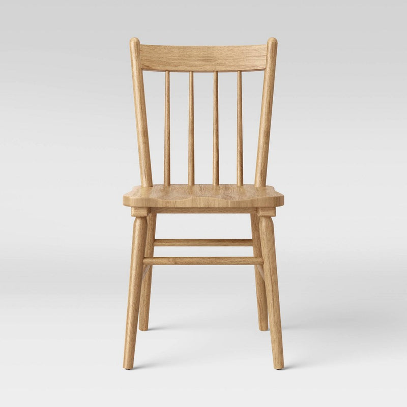 Set of 2 Hassell Wood Dining Chair Natural - Threshold (LOCAL PICKUP ONLY)