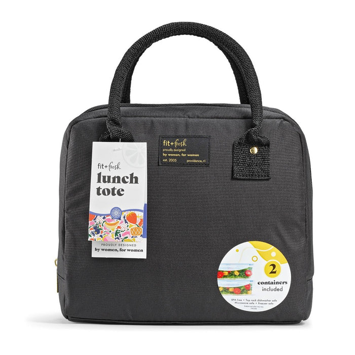 Fit & Fresh Bloomington Lunch Bag - Solid Black
