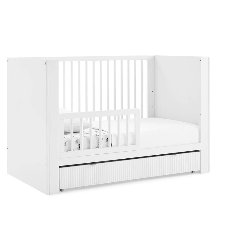 Delta Children Cassie 4-in-1 Convertible Crib with Underdrawer - Greenguard Gold Certified - Bianca White (LOCAL PICKUP ONLY)