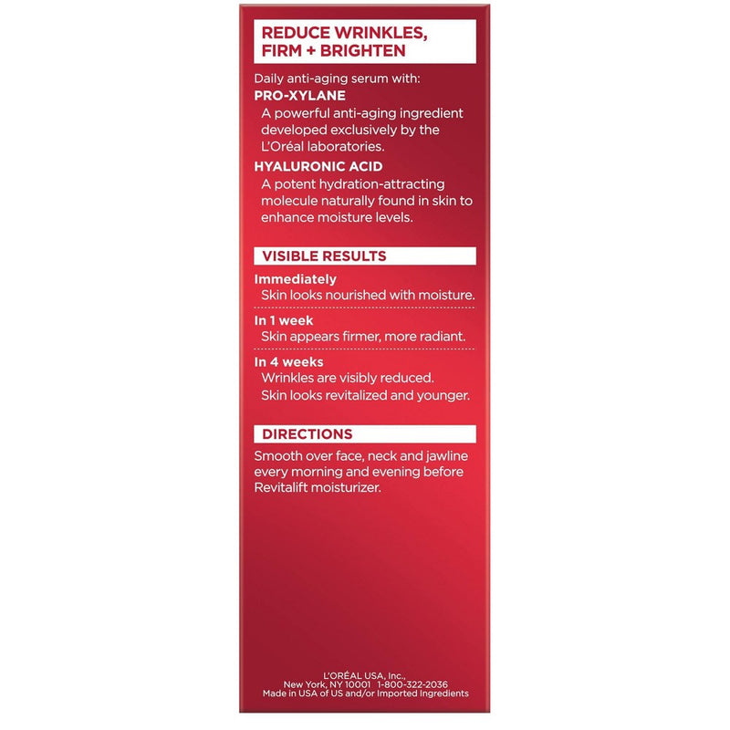 L'Oreal Paris Revitalift Triple Power Anti-Aging Face Serum - 1 fl oz