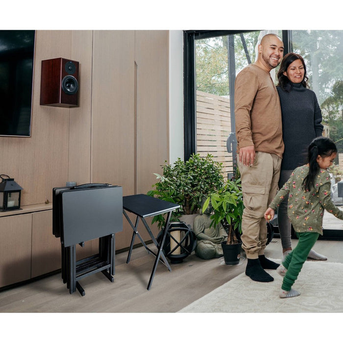 TV Tray Wood Black - Plastic Dev Group (LOCAL PICKUP ONLY)